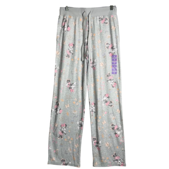 Disney Other - New Minnie Mouse Pajama Pants Womens S Grey Super Soft Lounge Relax Disney